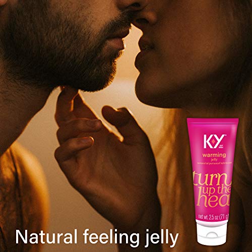 K-Y Warming Jelly Personal Lube- Personal Lubricant Safe To Use With Latex Condoms, Devices, Sex Toys and Vibrators, 2.5 oz.