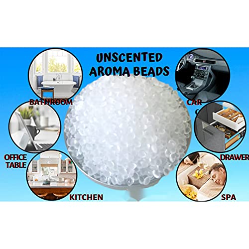 3LB Unscented Aroma Beads for Making Air Freshener, Clear Gel Crystal No Fragrance, DIY Homemade Natural Air Freshener