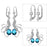 Aylifu 50pcs Stainless Steel Earring Hooks Hypoallergenic Leverback Earrings French Hook Dangle Ear Wire with Open Loop for DIY Earrings Jewelry Making