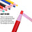 12 Pieces Sewing Mark Chalk Pencil Tailor's Marking and Tracing Tools Free Cutting Chalk Sewing Fabric Pencil，6 Colors (Red)