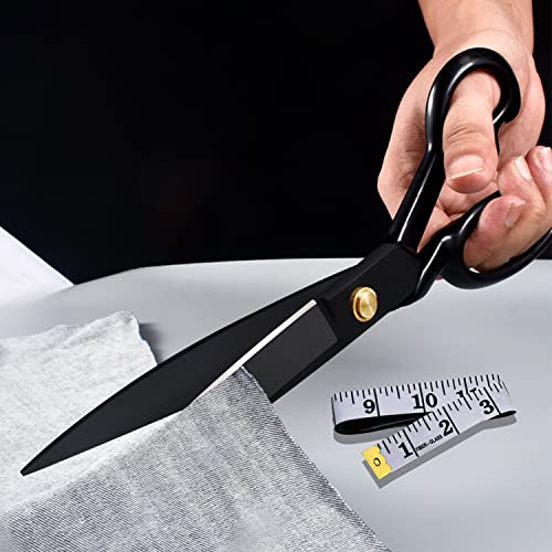 Premium Fabric Scissors Heavy Duty, 12 inch Sharp All Purpose Scissors For Office Craft Sewing Embroidery, Professional dressmakers Shears