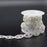 Jerler 1 Yard Crystal 2mm Rhinestone Trim Close Chain Applique for Sewing Crafts Ideal Wedding Party Clothing DIY Decoration