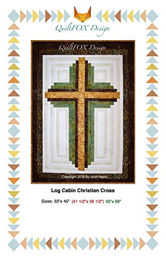 Thehomeuse Log Cabin Christian Cross by QuiltFox