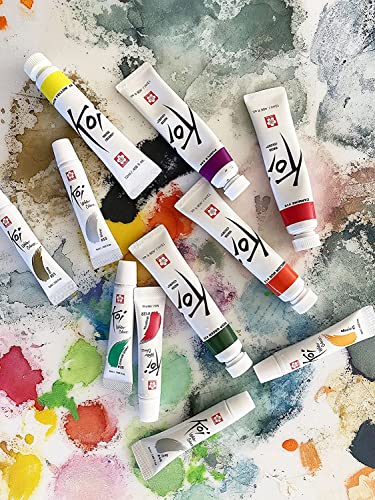 Sakura Koi Watercolor Sets - Fine Quality Watercolor Paint Set - 24 Colors - 5 ml Tubes