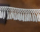 FQTANJU 3 Yards 14cm Wide Tassel Trim, Cotton Tassel Fringe Boho Macrame Tassel Ribbon for Sewing Accessories DIY Crafts and Home Decoration (Lvory White)