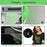 Glow in The Dark HTV Heat Transfer Vinyl for T Shirt 12" x 5 FT for Luminous Green Glow in Dark Iron on Vinyl for Cricut