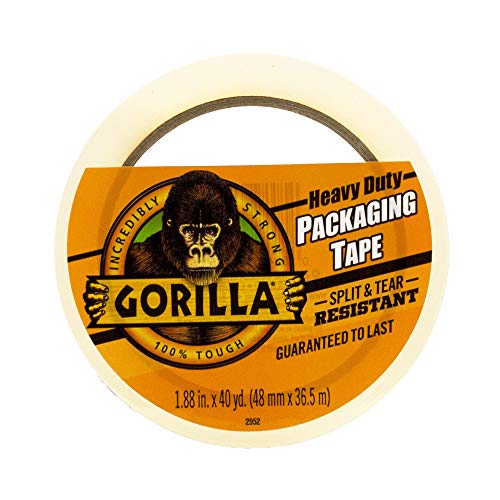 Gorilla 6042502 Large Core 1.88 in. W x 40 yd. L Tape Clear, 1-Pack
