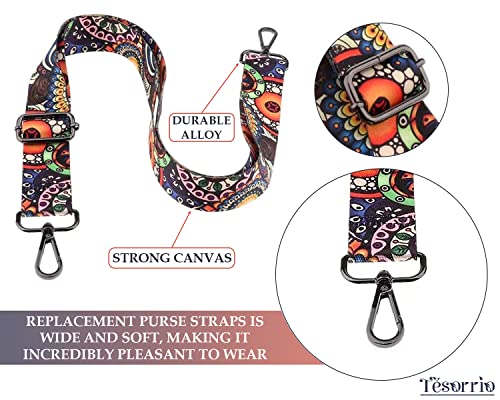 Wide Purse Straps Replacement Crossbody - Colorful Belt with Buckle Strap Adjustable Strap with Buckle Metal Strap Hooks Purse Bag - Cross Body Strap Bag Hook Belt Buckle Replacement Purse Strap