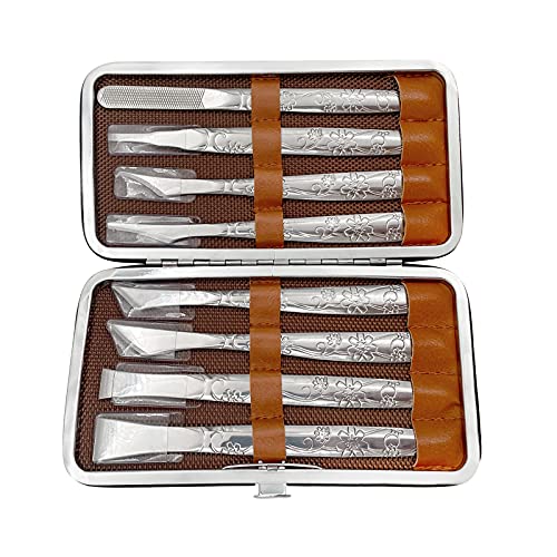 Leather Craft Knife, 1 Set of 8 PCS Leather Cutting Tool Leather Craft Skiving Sharp Handle Knife Leather craft Handwork DIY Tool