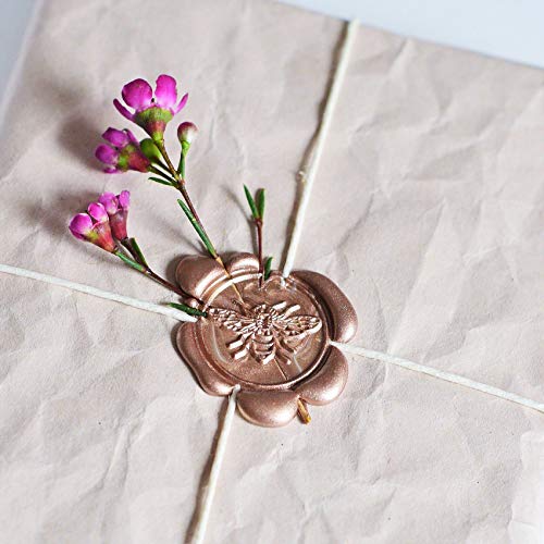 UNIQOOO Little Bee Wax Seal Stamp-Sealing Wax Stamp Great for Embellishment of Envelopes, Wedding Invitations, Wine Packages, Snail Mails, Gift Idea for Bee Collectors