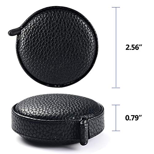 3m/120" Tape Measure Body Measuring Tape for Body Cloth Tape Measure for Sewing Fabric Tailors Medical Measurements Tape Dual Sided Leather Tape Measure Retractable (Black, 1 Pack)