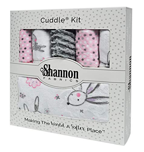 Minky Bambino Bunny Hunny Cuddle Kit Quilt Kit Shannon Fabrics