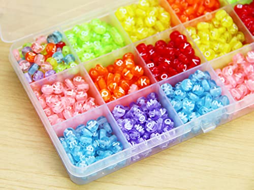 JESEP YONG 8 packs Plastic Organizer Box 15 Grids Clear Storage Container Jewelry Case with Fixed Dividers for Beads Art DIY Crafts Jewelry Fishing Tackles (8pcs 15 Grids Box)