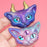 FineInno 2Pcs 3D Devil Cat Resin Molds Kitten Head Silicone Molds Horned Animal Casting Mold for Epoxy Resin ,Clay, Soap, Candle, Jewelry Making