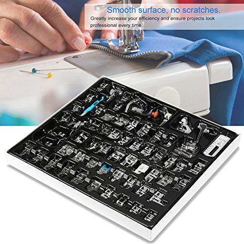 62pcs Sewing Machine Presser Foots Set, Sewing Machine Accessories Kit for Brother, Babylock, Singer, , Elna, Toyota Sewing Machines