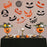 16 Pieces 8 Inch Large Halloween Pumpkins Stencils Decorative Reusable Plastic Halloween Painting Template for DIY Drawing Stencils