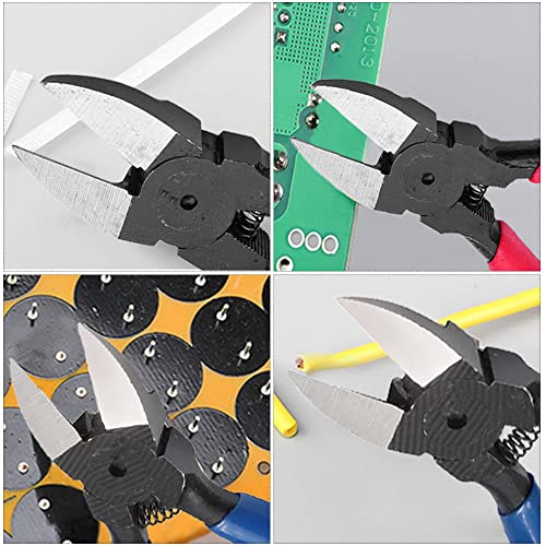 Utoolmart Pliers Diagonal Cutting Pliers 6 Inch Wire Cutter Side Cutting Pliers Spring-loaded