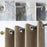 AchNau Curtain Grommets Inner Diameter 1-9/16"(4cm) Plastic Silencer Sliding Matte Silver Pack of 16