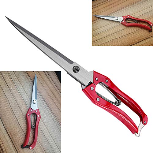 Manual Wool Shearing Shear Stainless Steel Trimming Scissor Long blades Multifunctional garden shears Craft Scissors with spring