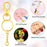 Keychain Rings for Crafts, Selizo 120pcs Gold Keychain Hardware Includes 60pcs Key Chain Hooks and 60pcs Key Rings for Keychains, Acrylic Blanks and Resin Craft
