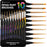 Professional Miniature Paint Brushes - Paint Brush Set of 10 Detail Paint Brushes - for Fine & Art Painting - w/ Comfortable Grip Handles - Perfect for Acrylic, Watercolor, Oil, Models, Warhammer 40k
