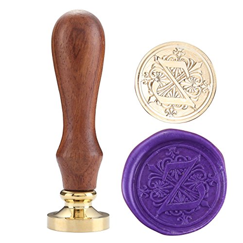Classic Wooden Letter Z Alphabet Letter Initial Wax Classic Sealing Wax Seal Stamp