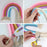 DIY Rainbow Yarn Bedroom Decor (Nursery Decor) makes one wall hanging rainbow & two keychains. Perfect kids crafts for girls age 8 13 years & gifts for teenage girls. Yarn Art Kit for teen girl gifts