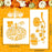 11 Pieces Fall Painting Stencils Autumn Stencil Reusable Pumpkin Maple Leaf Stencils Plastic Thanksgiving Templates for Painting on Wood Home Crafts Decor (Pumpkins,8 x 8 Inch, 6 x 12 Inch)