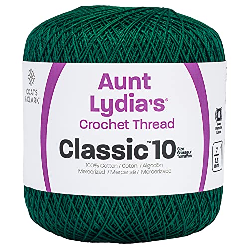 Coats Crochet Classic Crochet Thread, 10, Forest Green