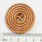 Chenkou Craft 30pcs 40mm 1 1/2" Round Brown Wood Buttons 4 Holes Craft Sewing Button