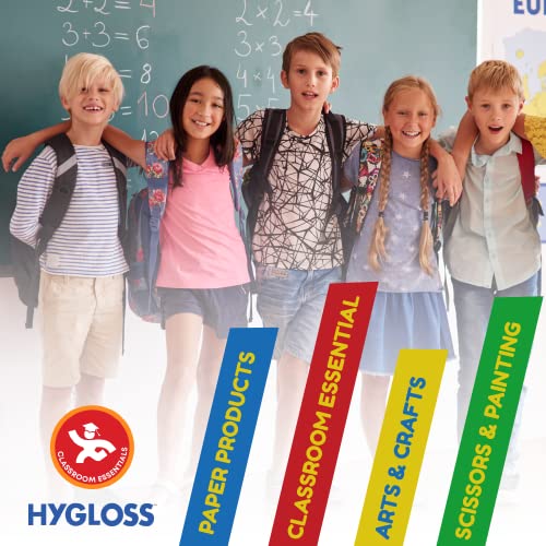 Hygloss Products Colorful Lined Books - Bright, Vibrant Covers - Paperback Books for Journaling, Writing, Arts & Crafts & More - Fun Classroom or Kids Activity - 6 Colors - 4.25 x 5.5" - 6 Books