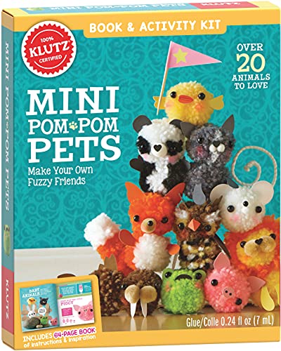 Klutz Mini Pom-Pom Pets 8" Length x 1.25" Width x 9" Height