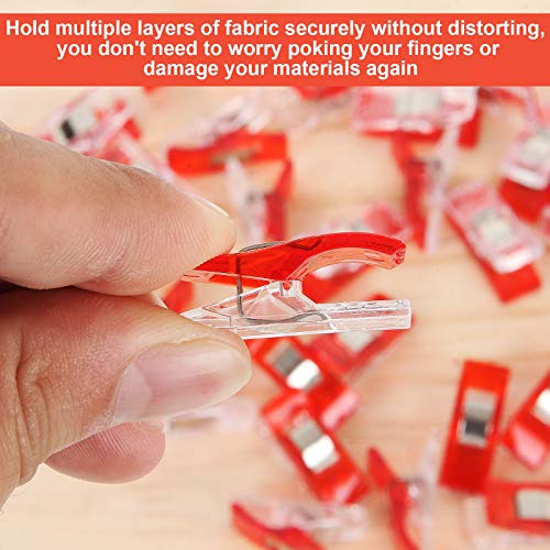 200 Pcs Sewing Clips for Fabric Multipurpose Small Mini Sewing Clips Quilting Clips for Fabric, Sew Binding, Crafts, Fabric Clips for Sewing and Quilting