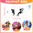 24 Pieces Face Paint Stencils Face Body Painting Stencils Tattoo Painting Templates Face Tracing Stencils for Kids Holiday Halloween Makeup Body Art Painting Tattoos Painting (Cute Style)
