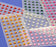 KraftGenius Allstarco 6mm Fuchsia Triangle Self Adhesive Acrylic Rhinestones Plastic Face Gems Stick On Body Jewels for DIY Cards and Invitations Crafts Bling Sticker - 5 Sheets - 250PCS