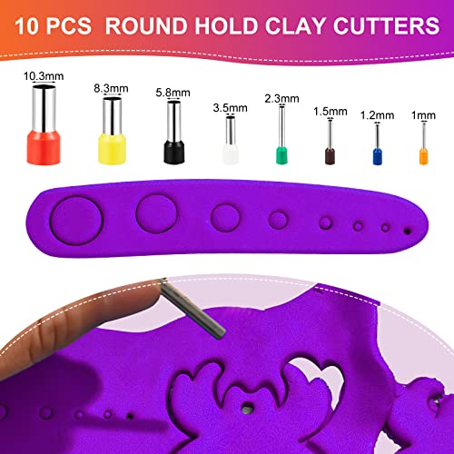 Polymer Clay Cutters for Earrings Making 12 Shapes Clay Cutters for Party Clay Earring Cutters for Polymer Clay Jewelry Making