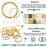 Keadic 1000 Pcs 6 Size 4 Colors Twisted Open Jump Rings, 8/10/12/15/18/20 mm O Ring Connectors Jewelry Finding Parts for DIY Earring Bracelet Necklace Pendants Jewelry Making
