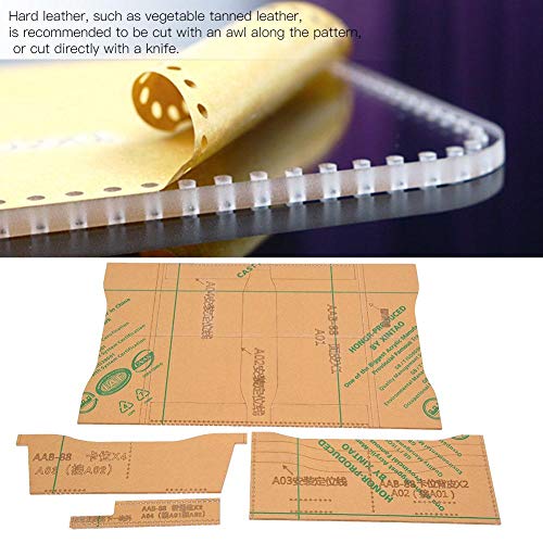 Clear Acrylic Wallet Pattern Long Purse Acrylic Stencil Template Acrylic Leather Template DIY Leather Crafts Mould Tool