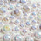 200 pcs 2mm -10mm White resin faux round Shiny Pearls Flatback Mix Size Cabochon