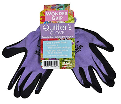 Wonder Grip Quilters Assorted Colors Gloves, Small (Pack of 1)