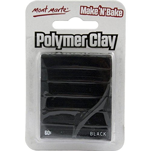 Mont Marte M.M. Make N Bake Polymer Clay 60G - Black