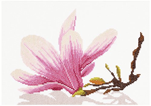 Lanarte Magnolia Twig (Evenweave), Pink