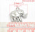 JGFinds Lucky Elephant Charm Pendants - 48 Pack, Silver Tone, CCB Plastic, 1 Inch, DIY Jewelry Making Supplies