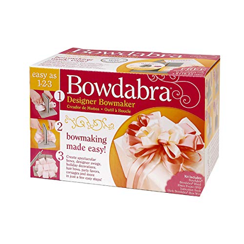 Darice 00407001410 Bowdabra Bow Maker and Craft Tool, Gray