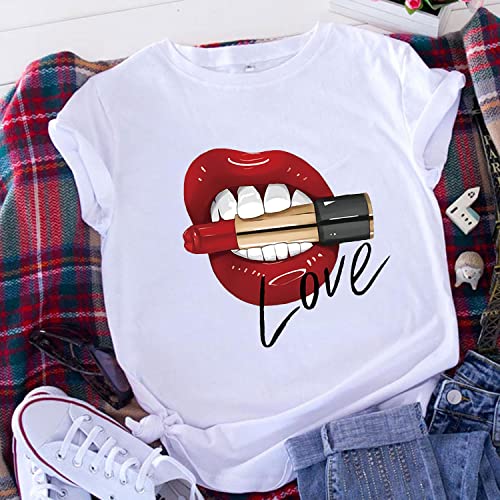 Lip Iron On Transfer for Clothing 3 Pcs Large Size Red Lip Valentines Iron On Patches Sticker T-Shirt Patches for Clothes Sexy Lips Heat Transfer for Washable Applique Clothing Decorations