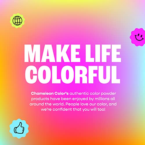 Chameleon Colors Rainbow Color Powder, 7 Colors of Holi Color, 7 Pounds (1 Pound per Bag), Pack of 7