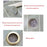 AchNau Curtain Grommets Inner Diameter 1-9/16"(4cm) Plastic Silencer Sliding Matte Silver Pack of 16