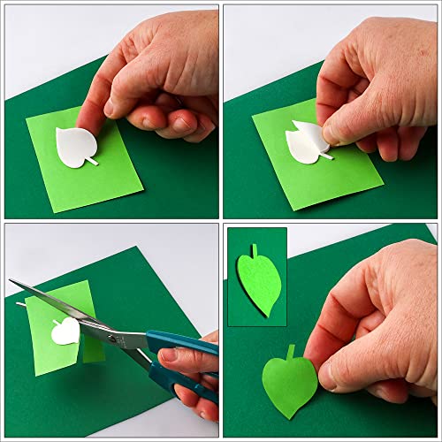 3L Corporation Self-Adhesive Scrapbook Foam Embellishment Shapes, Leaves