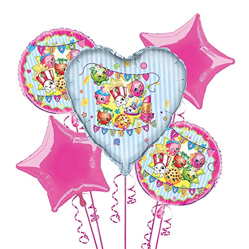 Shopkins Balloon Bouquet Kit, 5pc, multi (43087)