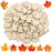 80 Pieces Wooden Maple Leaf Cutout Unfinished Blank Wooden Maple Leaf Slice Maple Leaf Shaped Wood Pieces 1.2 Inch Mini Wooden Maple Leaf Ornament for Thanksgiving Party Fall Autumn DIY Decoration